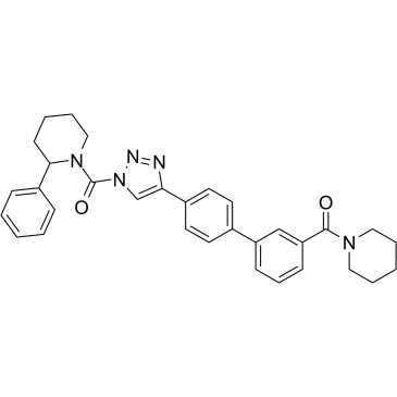 [3-[4-[1-(2-phenylpiperidine-1-carbonyl)triazol-4-yl]phenyl]phenyl]-piperidin-1-ylmethanone-凯途化工网