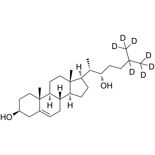 胆固醇-5-烯-3ß,22(S)-二醇-d7-凯途化工网