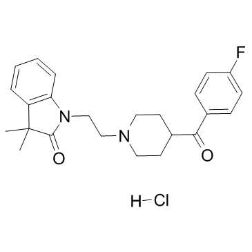 1-[2-[4-(4-氟苯甲酰基)-1-哌啶基]乙基]-1,3-二氢-3,3-二甲基-2H-吲哚-2-酮盐酸盐-凯途化工网