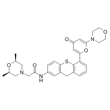 2-((2R,6S)-rel-2,6-二甲基吗啉基)-N-(5-(6-吗啉基-4-氧代-4H-吡喃-2-基)-9H-噻吨-2-基)乙酰胺-凯途化工网