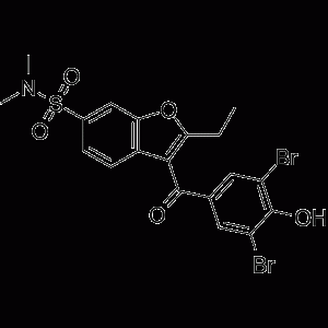 3-(3,5-二溴-4-羟基苯甲酰基)-2-乙基-N,N-二甲基苯并呋喃-6-磺酰胺-凯途化工网