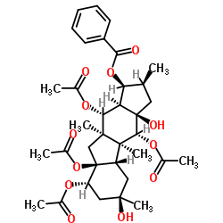 (1S,2S,3AR,4R,4AS,4BS,6R,8S,8AS,9AR,10R,10AR)-十二氢-2,4A,6,9A-四甲基环戊二烯并[B]芴-1,3A,4,6,8,8A,10(1H,4H)-七醇 4,8,8A,10-四乙酸酯 1-苯甲酸酯-凯途化工网