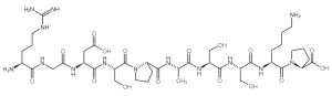 H-精氨酸-甘氨酸-天冬氨酸-丝氨酸-脯氨酸-丙氨酸-丝氨酸-丝氨酸-赖氨酸-脯氨酸-OH-凯途化工网