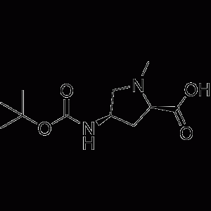 D-脯氨酸,4-[[((1-,1-二甲基乙氧基)羰基]氨基]-1-甲基-,(4R)--凯途化工网