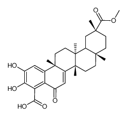 (20R)-2,3-Dihydroxy-6-oxo-24-nor-D:A-friedoolean-1,3,5(10),7-tetrene-23,29-dioic acid 29-methyl ester-凯途化工网