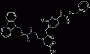 甘氨酸, N-[2-[[(9H-芴-9-基甲氧基)羰基]氨基]乙基]-N-[[2-氧代-4-[[(苯基甲氧基)羰基]氨基]-1(2H)-嘧啶基]乙酰基]--凯途化工网