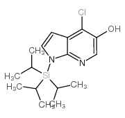 4-氯-1-[三(1-甲基乙基)硅酯]-1H-吡咯并[2,3-B]吡啶-5-醇-凯途化工网