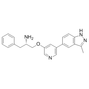 (ALPHAS)-ALPHA-[[[5-(3-甲基-1H-吲唑-5-基)-3-吡啶基]氧]甲基]苯乙胺-凯途化工网