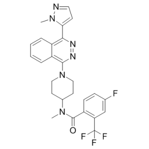 4-氟-N-甲基-N-[1-[4-(1-甲基-1H-吡唑-5-基)-1-酞嗪基]-4-哌啶基]-2-(三氟甲基)苯甲酰胺-凯途化工网