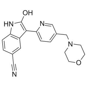 2-羟基-3-[5-(吗啉-4-甲基)吡啶-2-基]-1H-吲哚-5-甲腈-凯途化工网