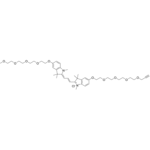 N-methyl-N'-methyl-O-(m-PEG4)-O'-(propargyl-PEG4)-Cy3-凯途化工网