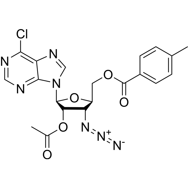 9-[2'-O-Acetyl-3'-azido-3'-deoxy-5'-O-toluoyl-b-L-ribofuranosyl)-6-chloropurine-凯途化工网