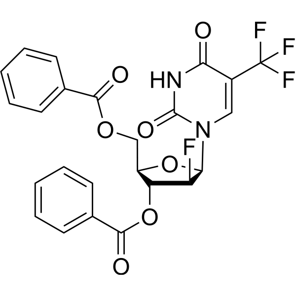 3,5-Di-O-benzoyl-2-deoxy-2-fluoro-5-trifluoromethyl-arabinouridine-凯途化工网