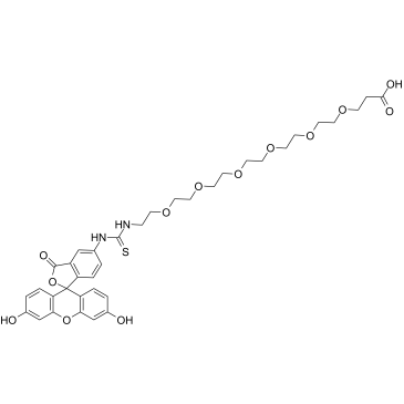 Fluorescein-thiourea-PEG6-acid-凯途化工网