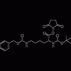 Nε-Z-NAlpha-叔丁氧羰基-L-赖氨酸羟基琥珀酰亚胺酯-凯途化工网