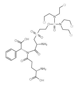 (2R)-L-gamma-Glutamyl-3-((2-((bis(bis(2-chloroethyl)amino)phosphinyl)oxy) ethyl)sulfonyl)- L-alanyl-2-phenylglycine-凯途化工网