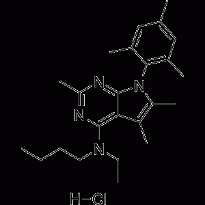 N-丁基-N-乙基-2,5,6-三甲基-7-(2,4,6-三甲基苯基)-7H-吡咯并[2,3-d]嘧啶基-4-胺盐酸盐-凯途化工网