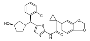 1-(1,3-BENZODIOXOL-5-YL)-N-[5-[(S)-(2-CHLOROPHENYL)[(3R)-3-HYDROXY-1-PYRROLIDINYL]METHYL]-2-THIAZOLYL]-CYCLOPROPANECARBOXAMIDE-凯途化工网