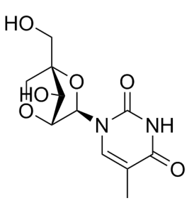 1-(2’-O,4-C-甲桥-beta-D-呋喃核糖基)胸腺嘧啶-凯途化工网