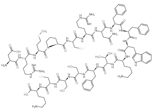 ASP-ARG-MET-PRO-CYS-ARG-ASN-PHE-PHE-TRP-LYS-THR-PHE-SER-SER-CYS-LYS (DISULFIDE BRIDGE CYS5-CYS16)-凯途化工网