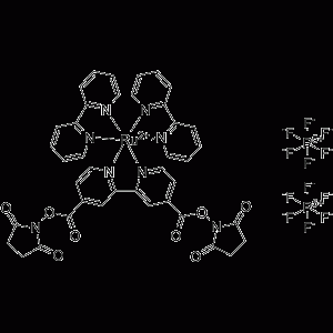 双(2,2'-联吡啶)-4,4'-二羧基联吡啶-钌二(N-琥珀酰亚胺酯)双(六氟磷酸酯)-凯途化工网