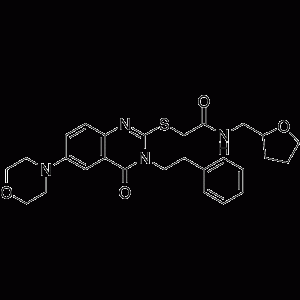 Acetamide, 2-[[3,4-dihydro-6-(4-morpholinyl)-4-oxo-3-(2-phenylethyl)-2-quinazolinyl]thio]-N-[(tetrahydro-2-furanyl)methyl]--凯途化工网