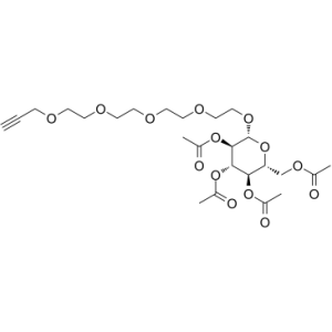 Propargyl-PEG4-tetra-Ac-beta-D-glucose-凯途化工网