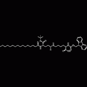 N2-[芴甲氧羰基]-N6-[N-(1-氧代十六烷基)-L-gamma-谷氨酰]-L-赖氨酸 1'-叔丁酯-凯途化工网