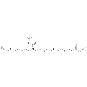 N-(Propargyl-PEG2)-N-Boc-PEG3-t-butyl ester-凯途化工网