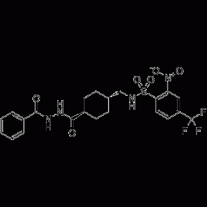 1-Benzoyl-2-[[trans-4-[[[[2-nitro-4-(trifluoromethyl)phenyl]sulfonyl]amino]methyl]cyclohexyl]carbonyl]hydrazine-凯途化工网