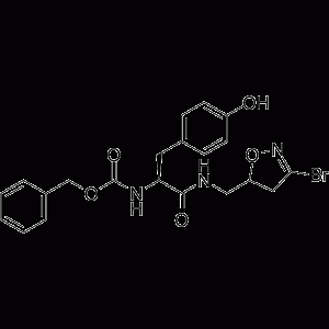 benzyl N-[(2S)-1-[(3-bromo-4,5-dihydro-1,2-oxazol-5-yl)methylamino]-3-(4-hydroxyphenyl)-1-oxopropan-2-yl]carbamate-凯途化工网