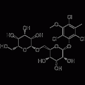 2,4,6-Trichlorol-3-methyl-5-methoxy-phenol 1-O-β-d-glucopyranosyl-(1 → 6)-β-d-glucopyranoside-凯途化工网