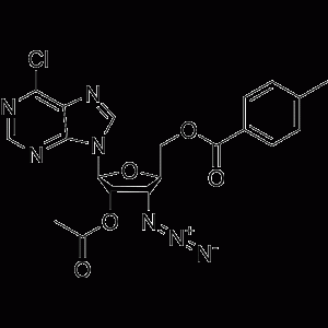 9-[2'-O-Acetyl-3'-azido-3'-deoxy-5'-O-toluoyl-b-L-ribofuranosyl)-6-chloropurine-凯途化工网