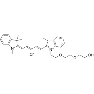 N-Methyl-N'-(hydroxy-PEG2)-Cy5-凯途化工网