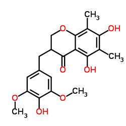 5,7-二羟基-6,8-二甲基-3-(4'-羟基-3',5'-二甲氧基苄基)色满-4-酮-凯途化工网